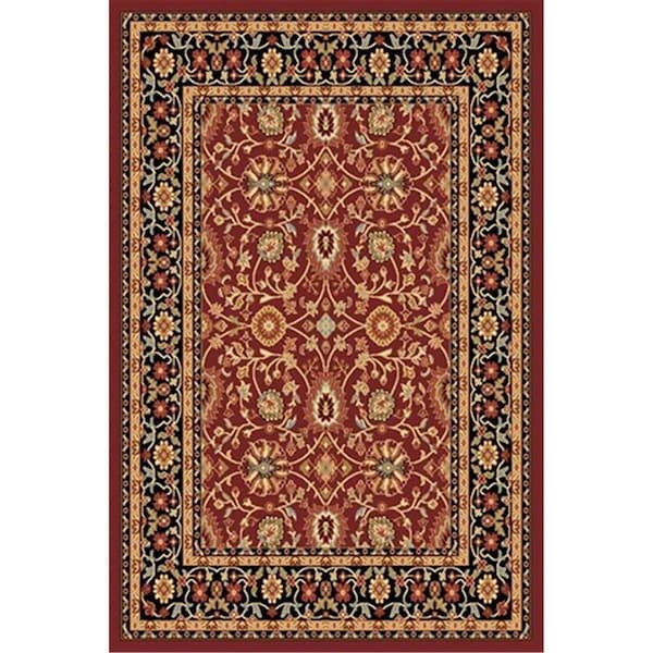 Dynamic Rugs Yazd 3.3 x 5.3 2803-390 Rug - Red-Black YA352803390 - main